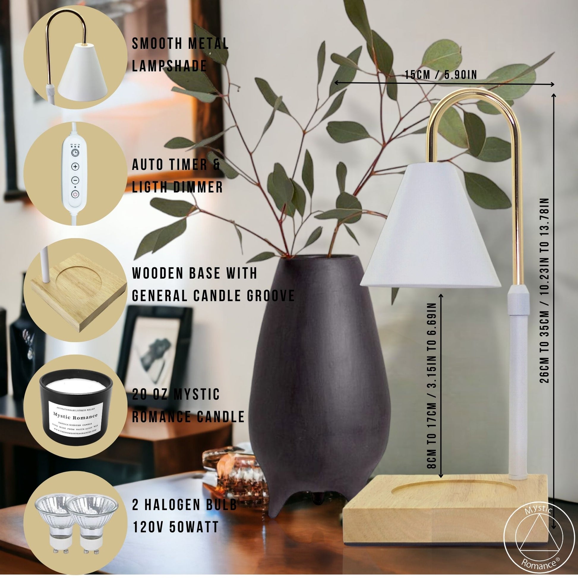 69139 Candle Warmers Lamp