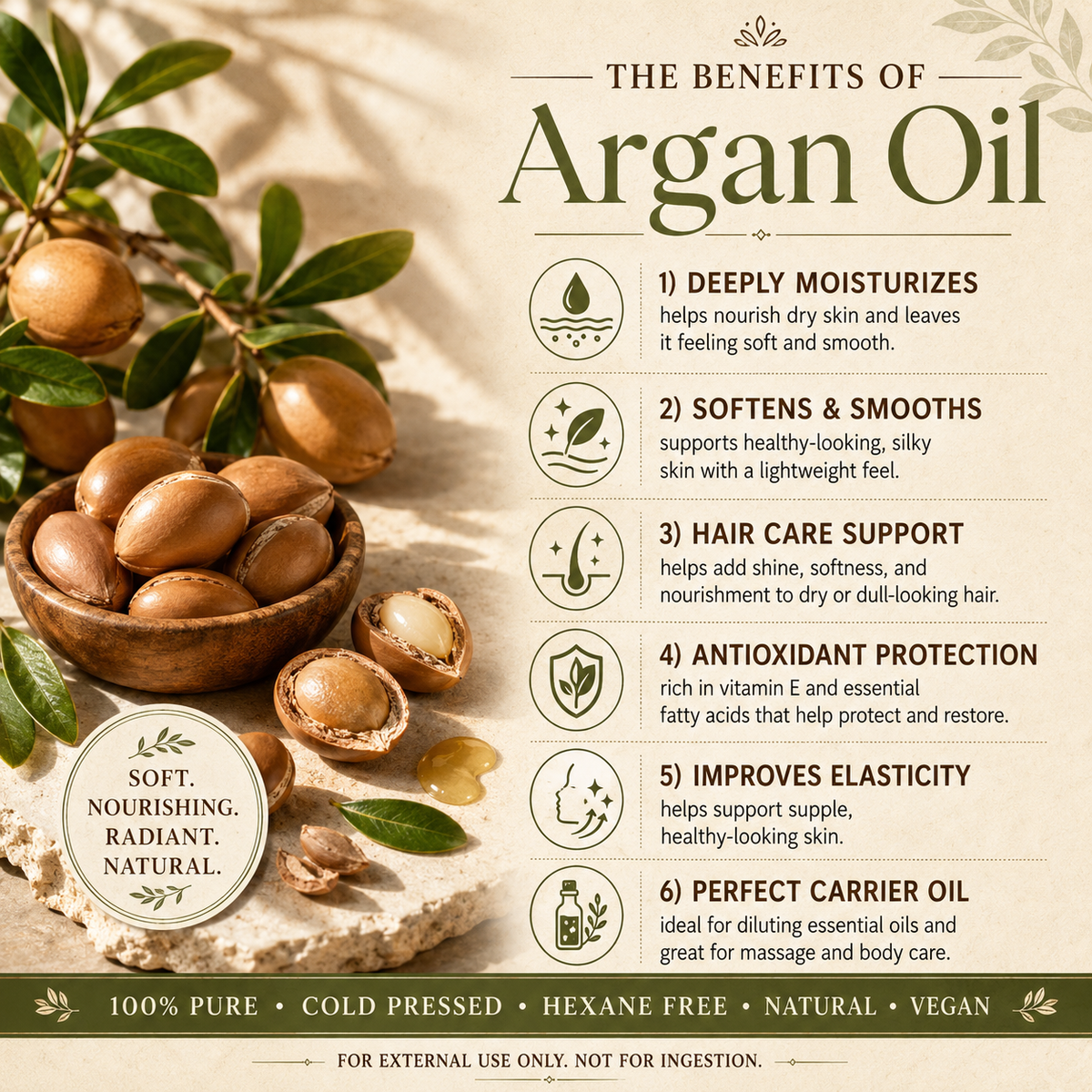 Argan Carrier Oil 8 Oz