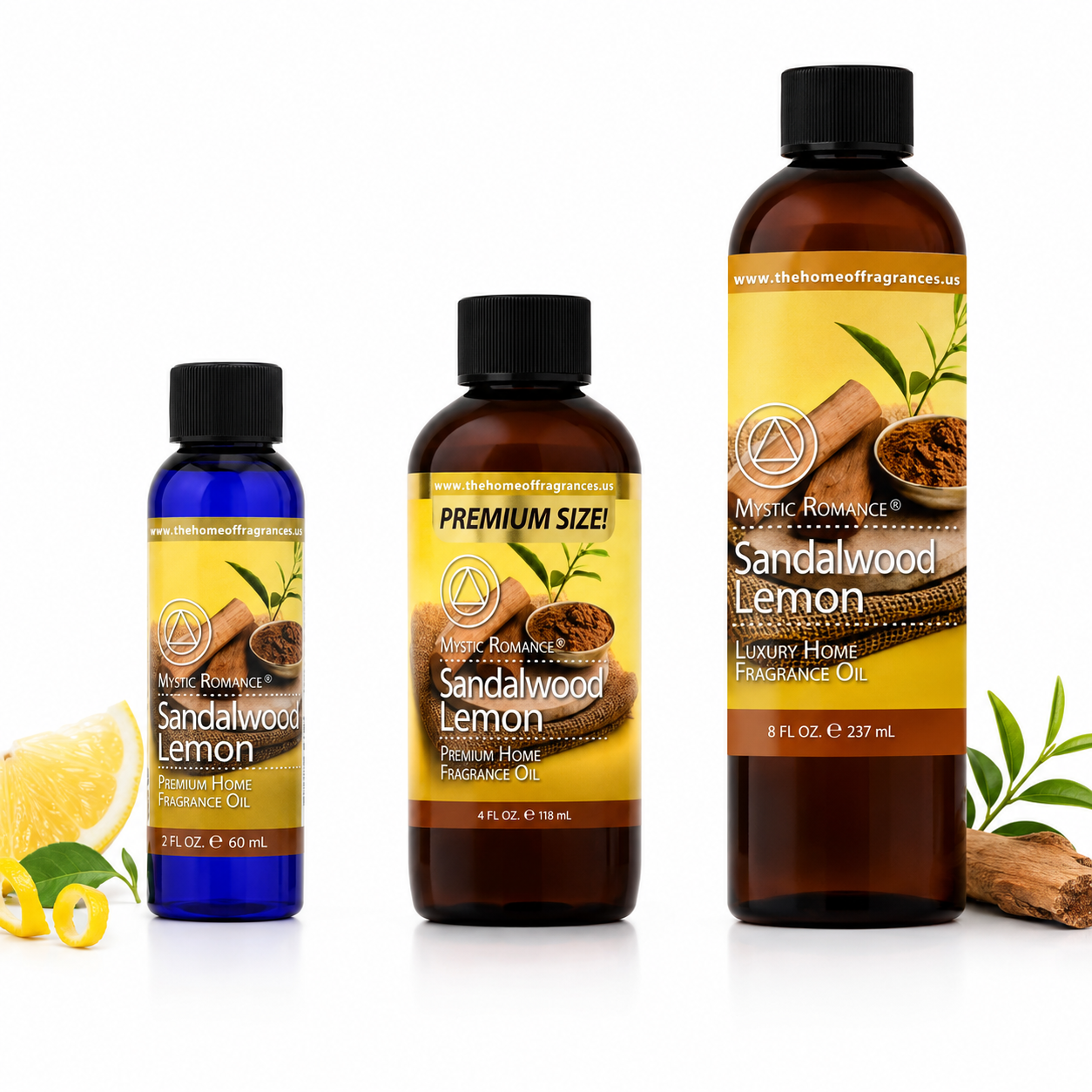 Sandalwood & Lemon Fragrance oil