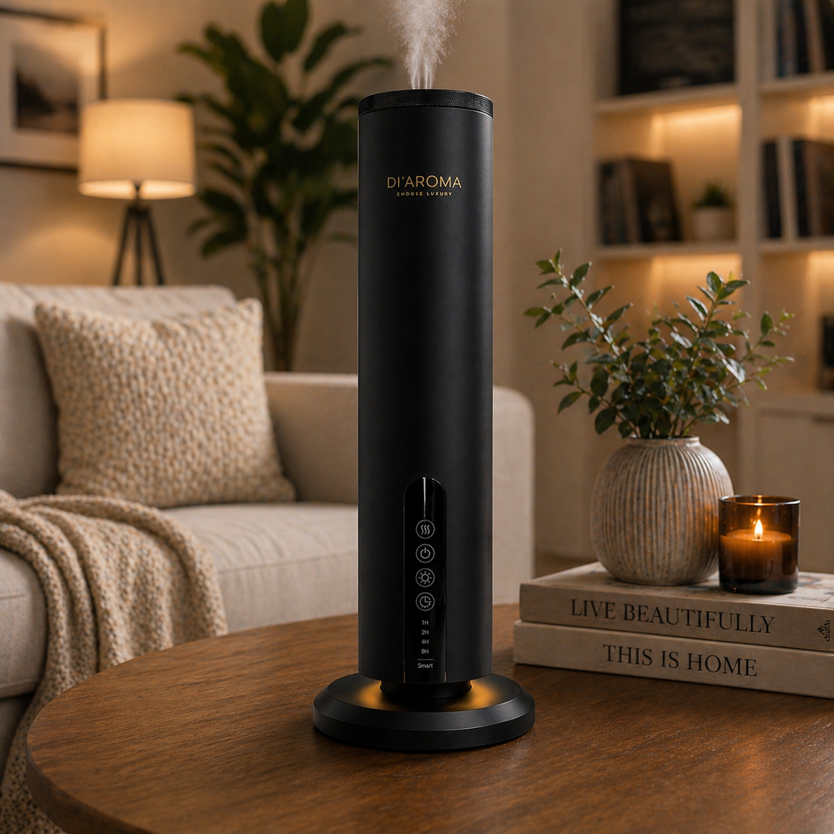 76240 Tower Black with Light and Battery
