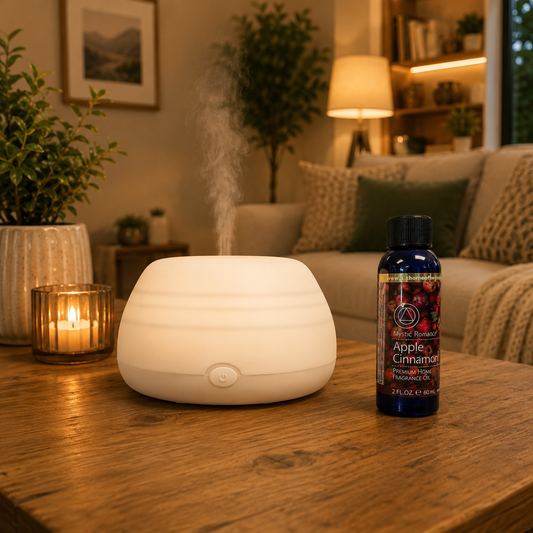 Foldable Ultrasonic Diffuser 200ml – Portable Fragrance Oil Diffuser with LED Light 67380 previously 65570