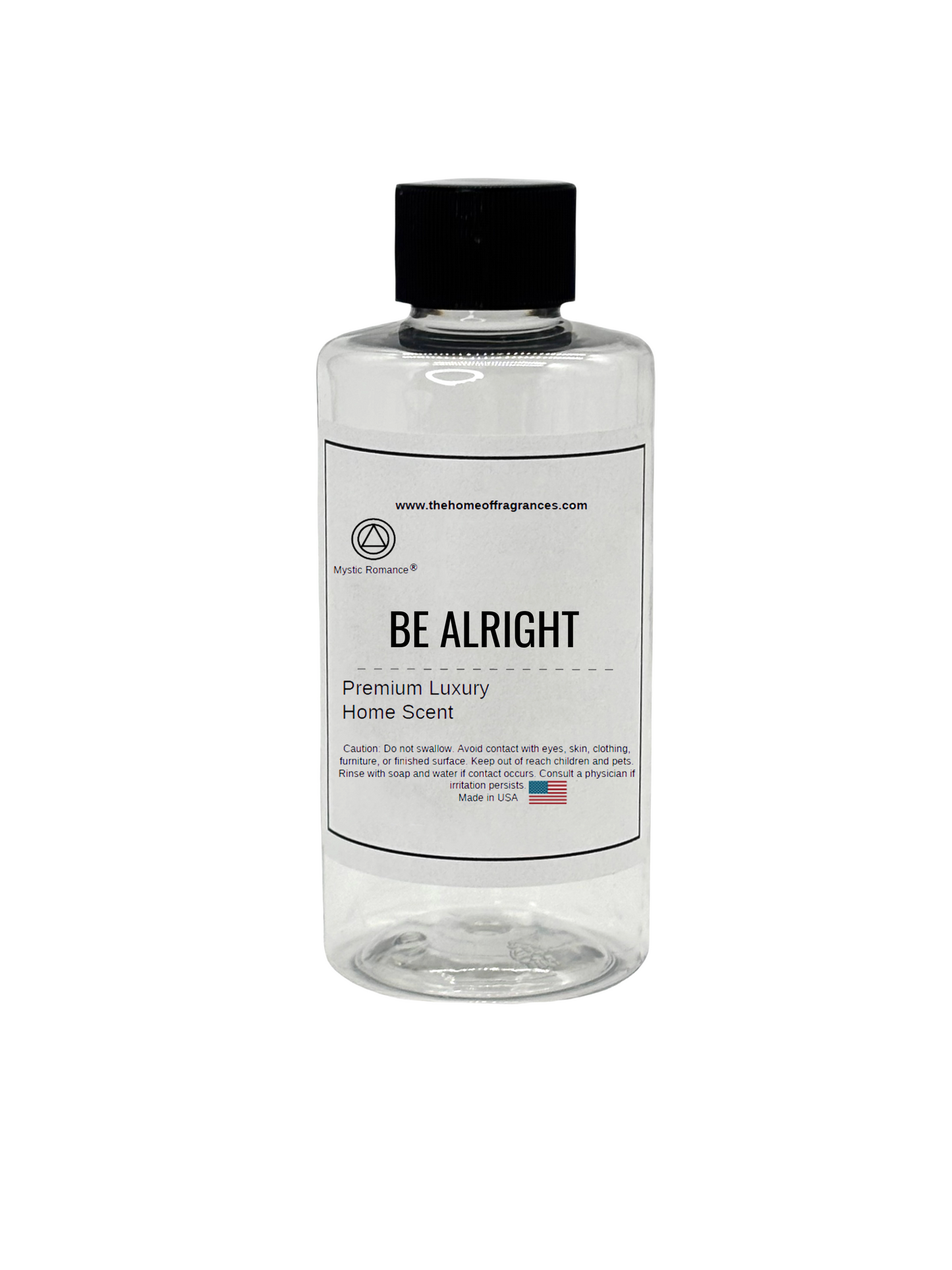 Be Alright HVAC Scent 160ml Clear Bottle
