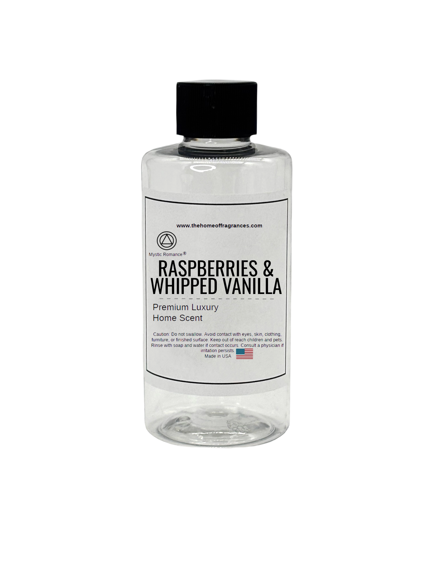Raspberries & Whipped Vanilla HVAC Scent 160ml Clear Bottle