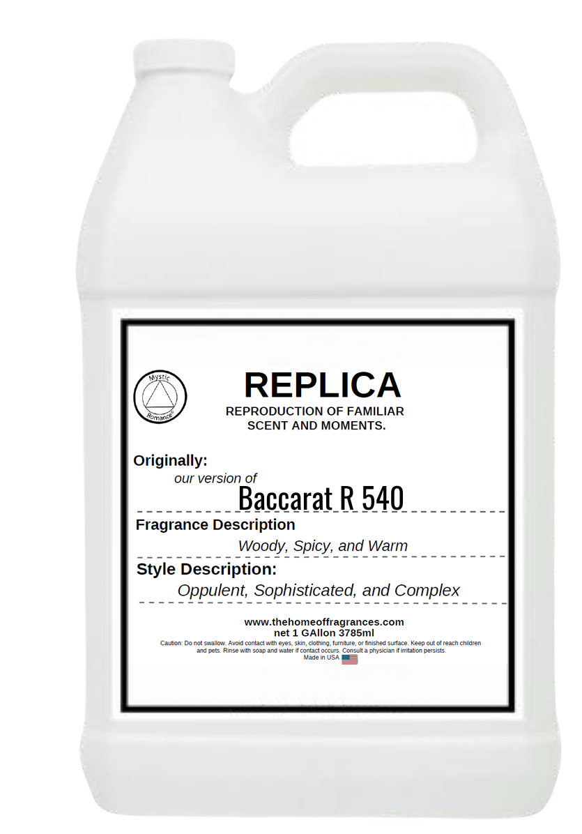 Inspired by: Baccarat Rouge 540* HVAC- Replica Collection Gallon