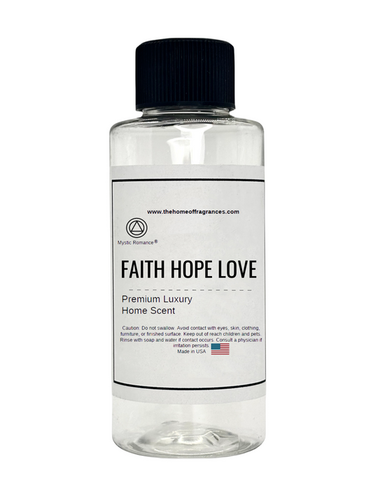 Faith Hope Love HVAC Scent 60ml Clear Bottle