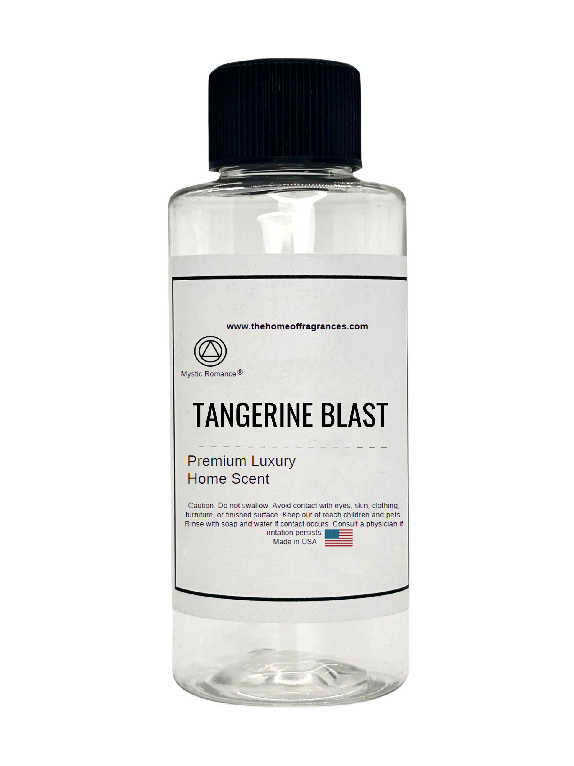 Tangerine Blast HVAC Scent 60ml Clear Bottle