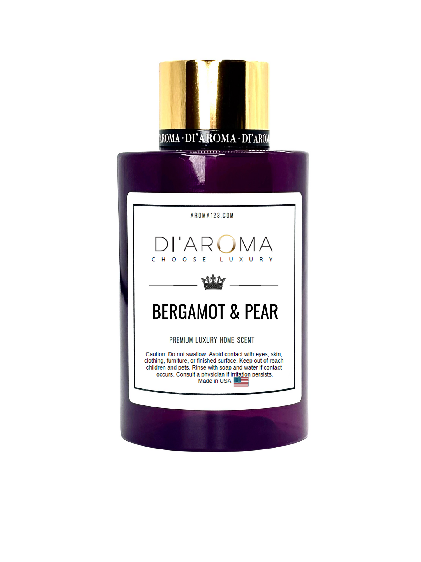 Bergamot & Pear HVAC Royalty Collection 120ml Purple bottle