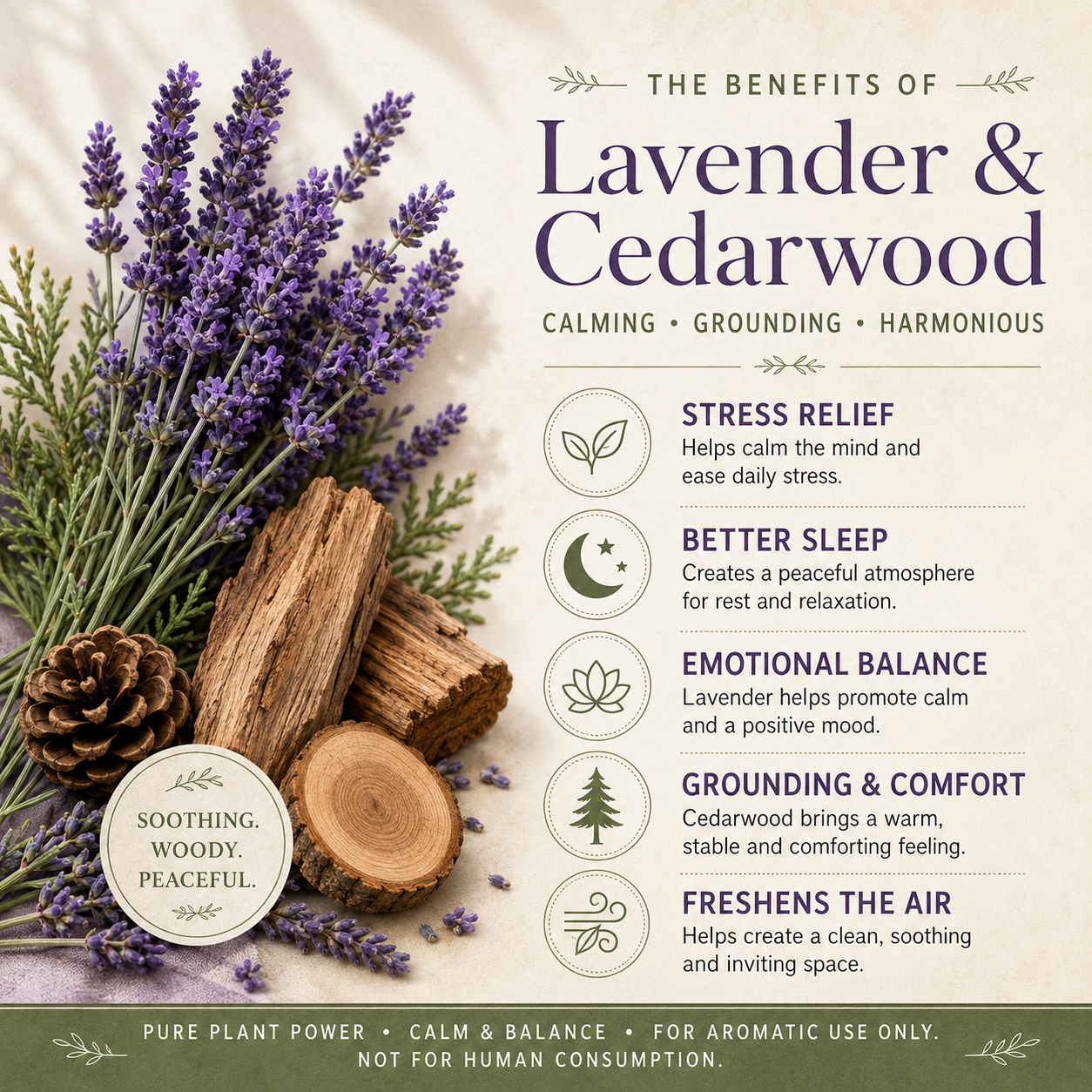 Lavender & Cedarwood Essential Oil 10ml