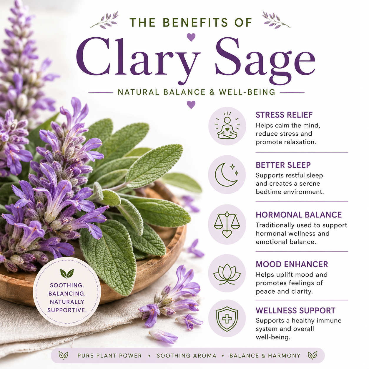 Clary Sage Essential Oil 4 Fl Oz
