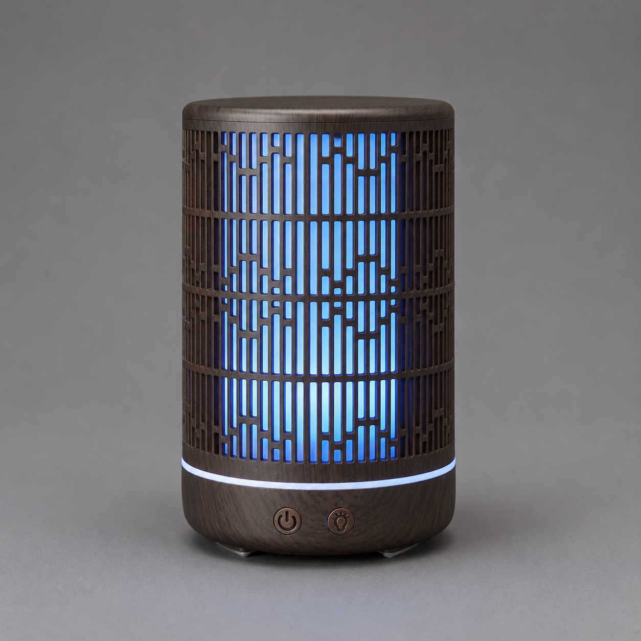 Modern Ultrasonic Aroma Diffuser 100ml – Decorative Fragrance Oil Diffuser with LED Ambient Light 69341