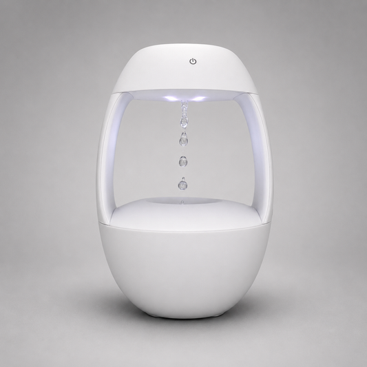 Antigravity Ultrasonic Diffuser 300ml – Fragrance Oil Diffuser with LED Light & Floating Water Drop Effect 68721