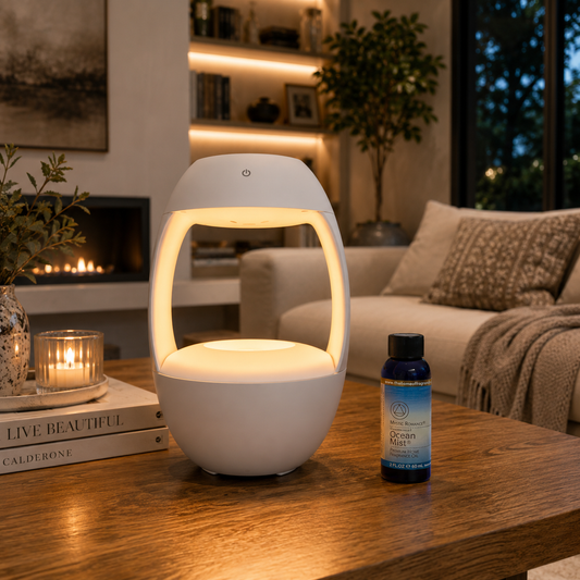 Antigravity Ultrasonic Diffuser 300ml – Fragrance Oil Diffuser with LED Light & Floating Water Drop Effect 68721