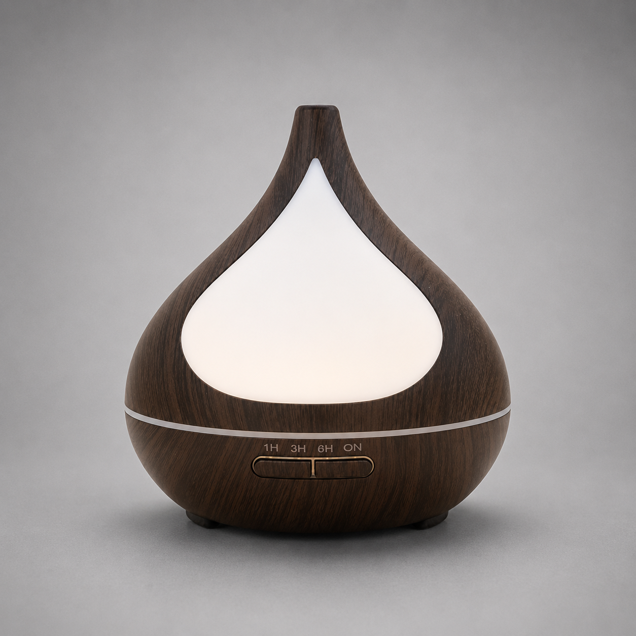 Ultrasonic Wood Grain Diffuser 400ml – Fragrance Oil Diffuser with LED Light & Timer 67387 previously 65578