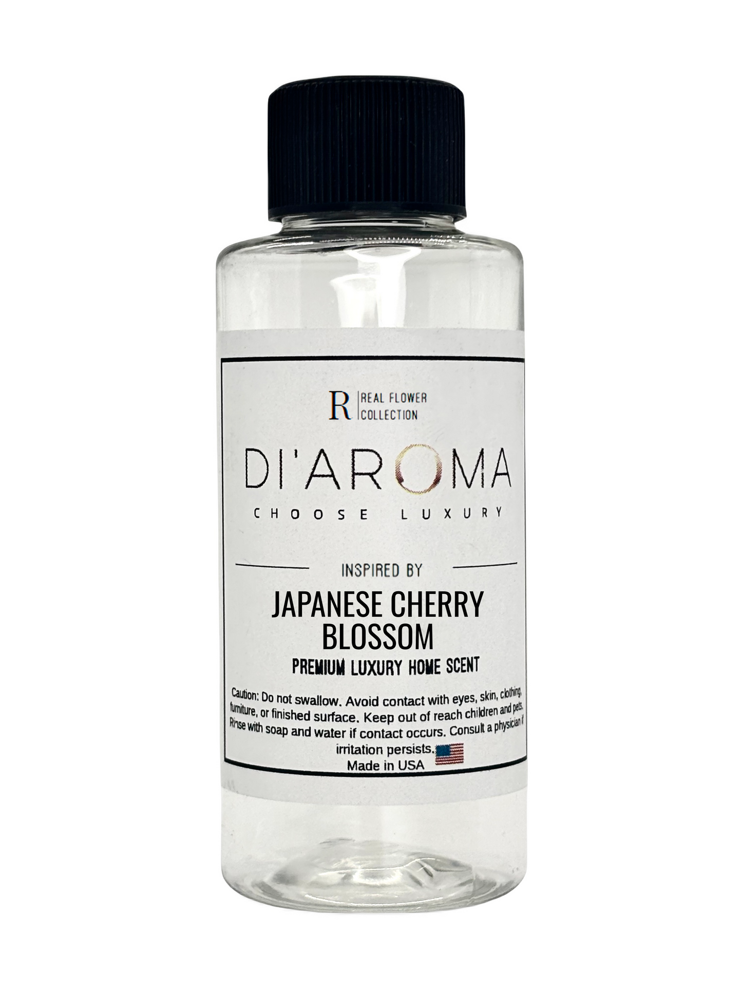 Japanese Cherry Blossom HVAC Real Flowers Collection 60ml Clear Bottle