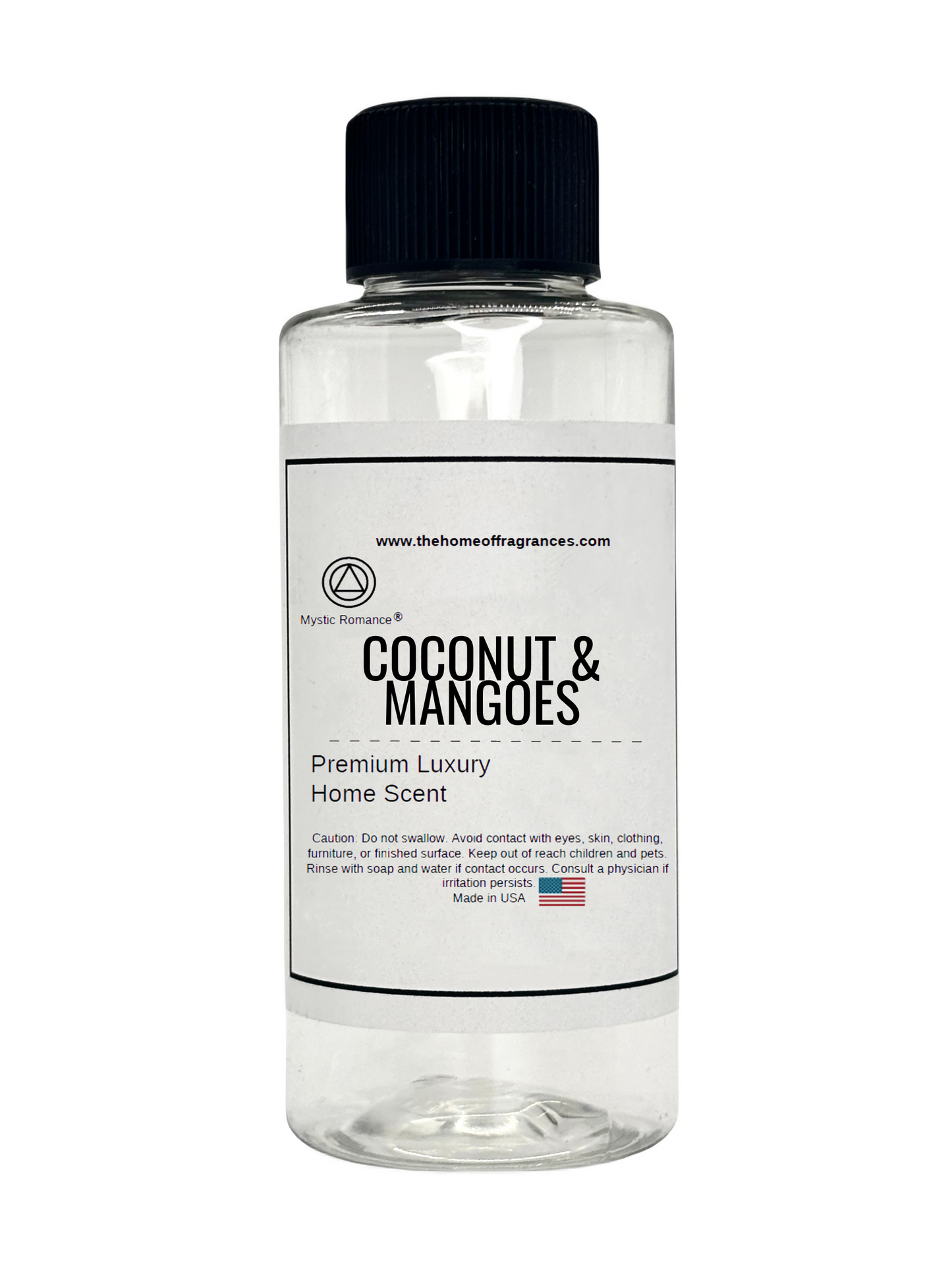 Coconut & Mangos HVAC Scent 60ml Clear Bottle