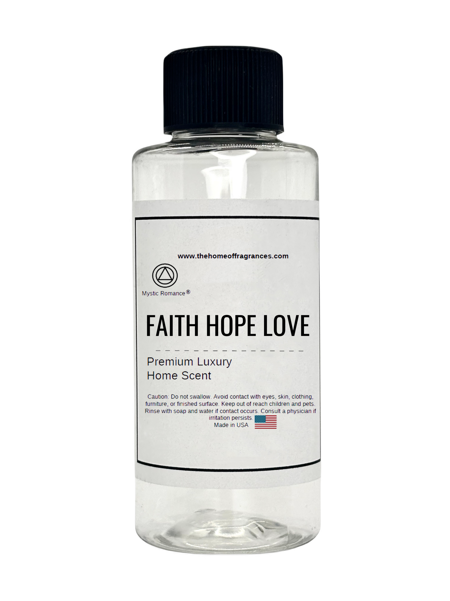 Faith Hope Love HVAC Scent 60ml Clear Bottle