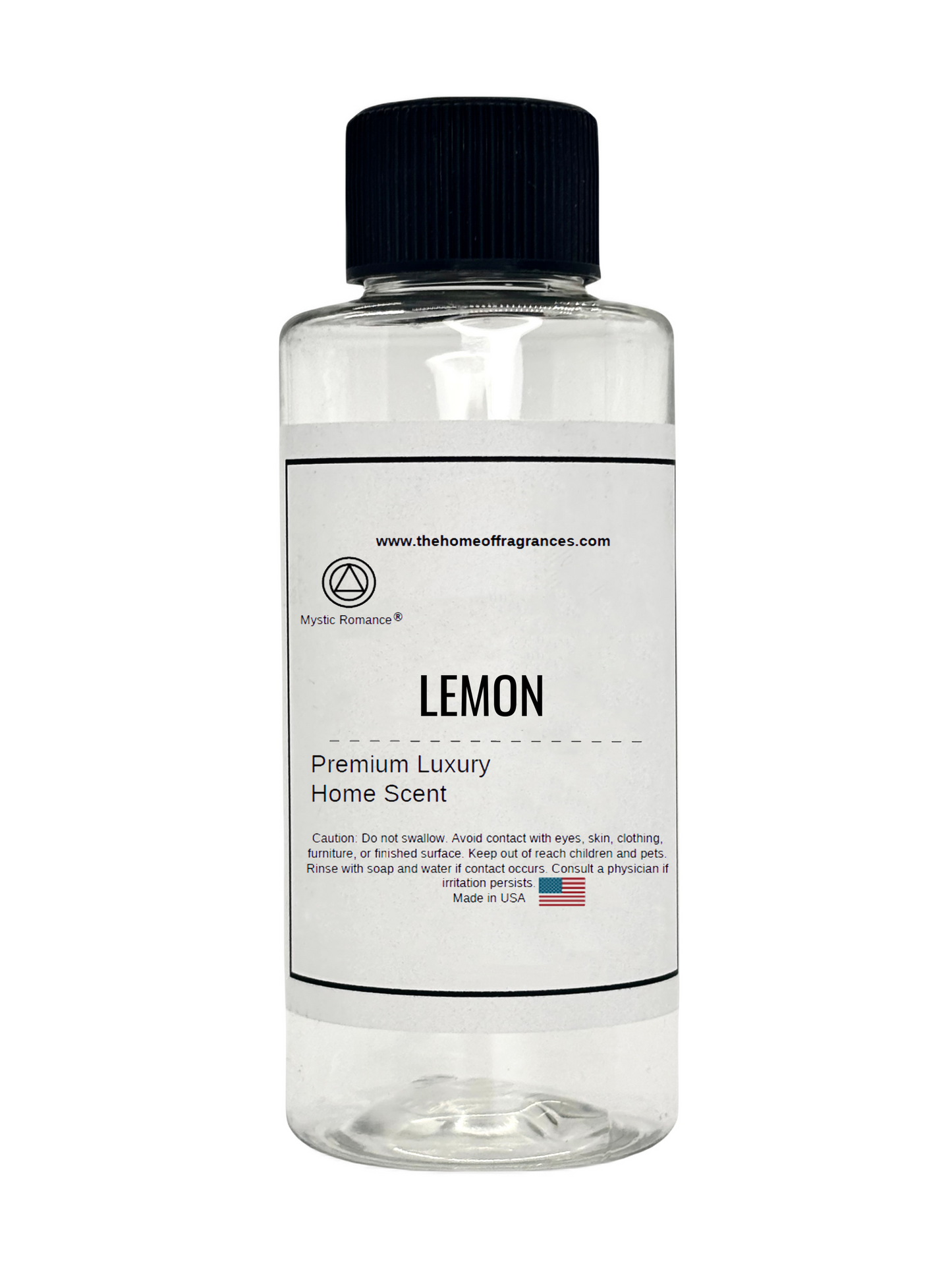 Lemon HVAC Scent 60ml Clear Bottle