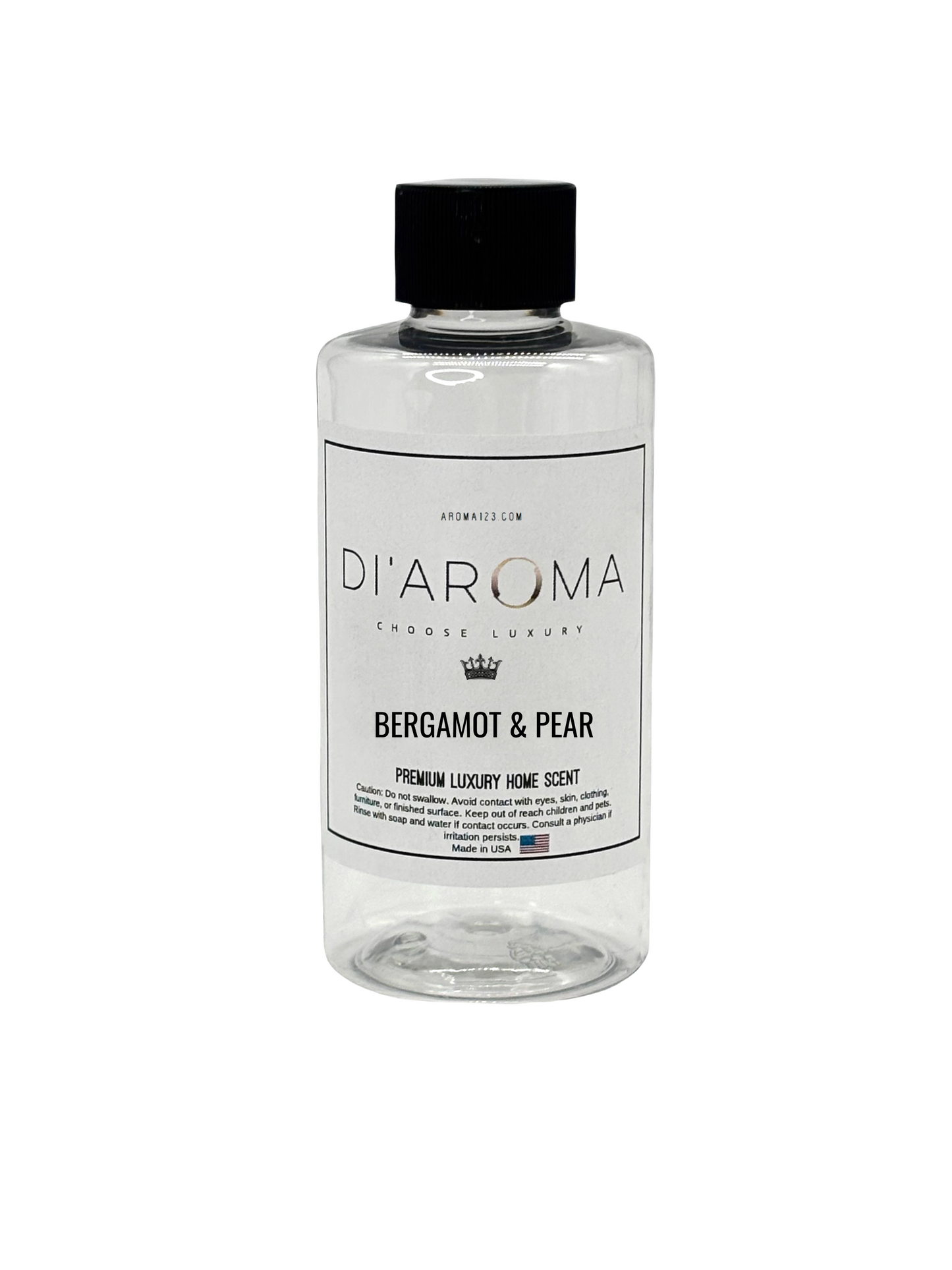 Bergamot & Pear HVAC Royalty Collection 160ml Clear Bottle